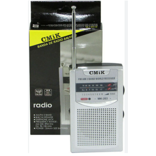 Radio Portátil CMIK MK-203 AM/FM 2...