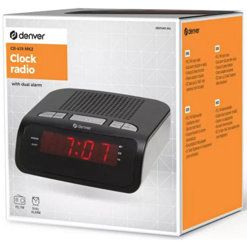 Radio Reloj Despertador Denver CR-419...