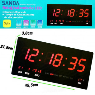 Reloj Calendario Sanda...