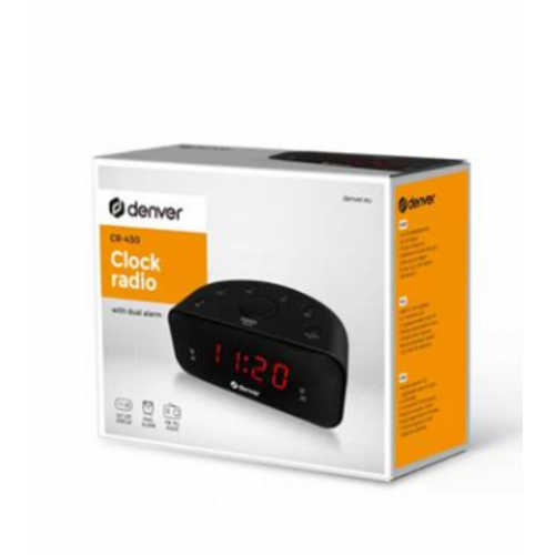 Reloj Despertador Denver con Radio FM...