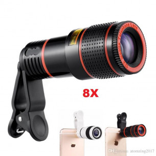Lente Móvil Universal 8X...