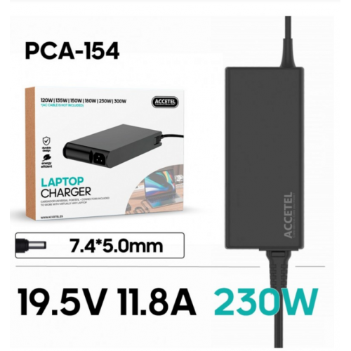 Cargador Portátil Accetel para HP...