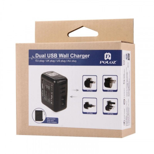 Cargador Puluz de Pared USB Dual con...