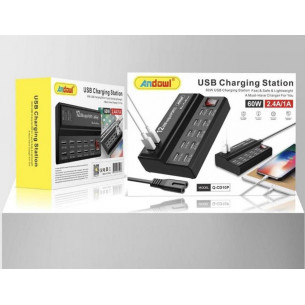 Regleta Andowl de 12 USB...