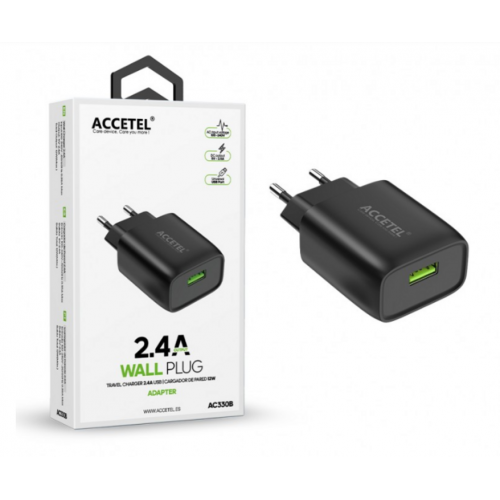 Cargador de Pared Accetel USB 2.4A...