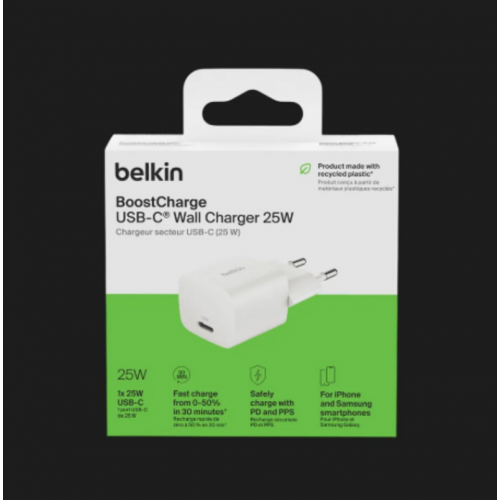 Cargador de Pared Belkin USB-C Power...