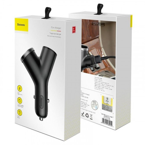 Cargador Baseus Coche 2 USB + Mechero...