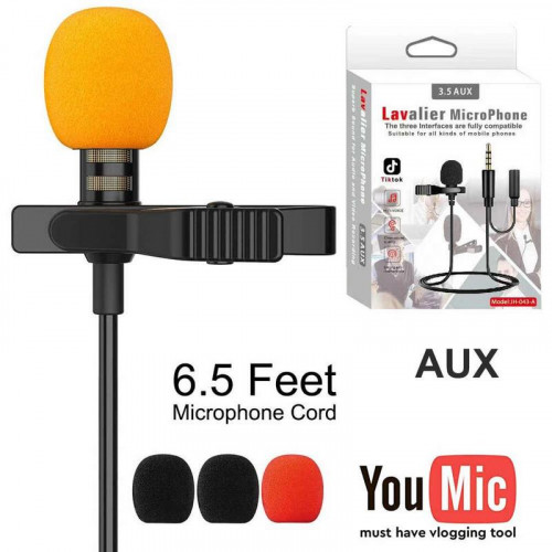 Micrófono Lavalier con Jack Hembra...