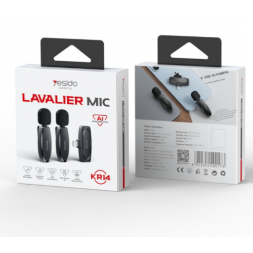 Micrófono Inalámbrico Lavalier YESIDO...