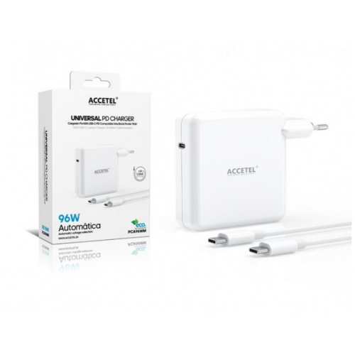 Cargador Portátil Accetel 1.8M USB-C...