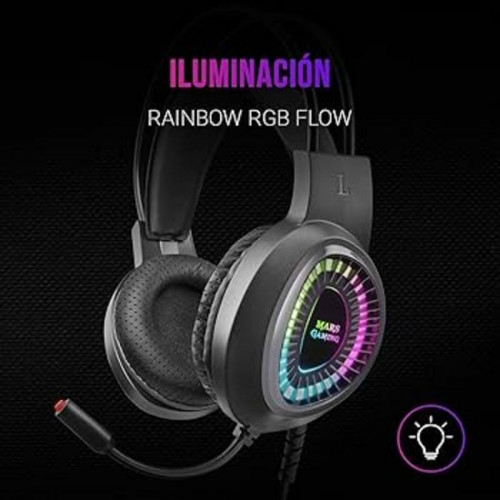 Auriculares Mars Gaming RGB MH220 con...