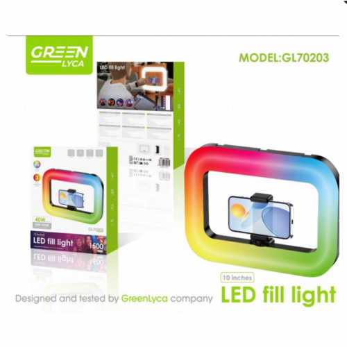 Aro de Luz Green Lyca RGB de 10...