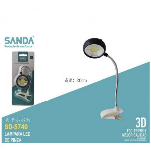 Linterna LED con Pinza...