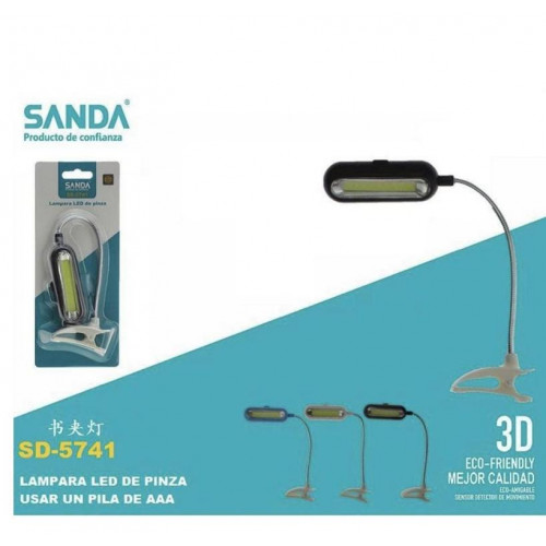 Linterna LED Pinza Sanda SD-5741