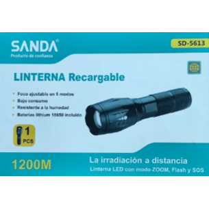 Linterna Sanda Recargable...