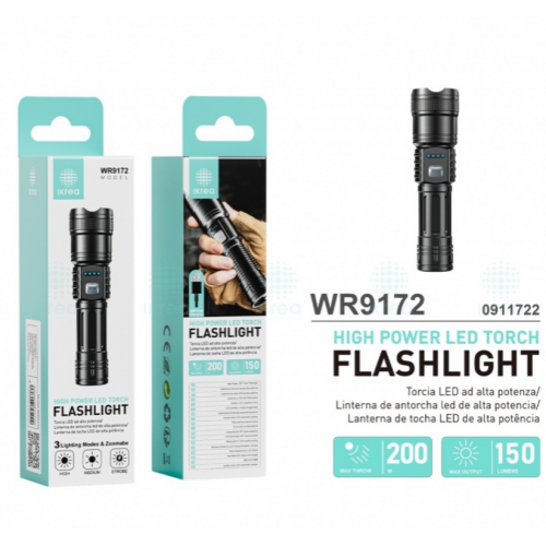 Linterna Antorcha Ikrea LED Alta...