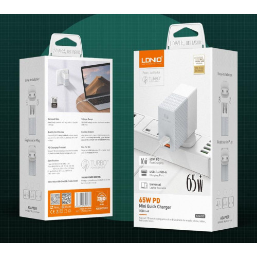 Cargador LDNIO Mini Quick Charger USB...