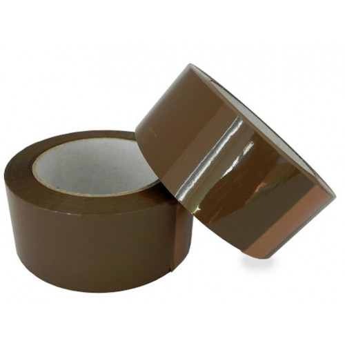 Cinta Adhesiva Solvente Color Marrón