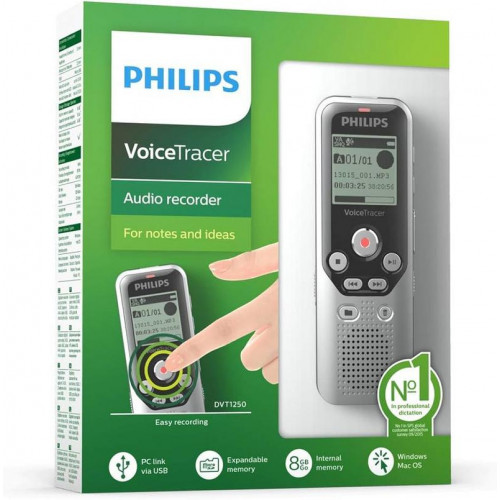 Grabadora de Voz Philips 8GB + Lector...