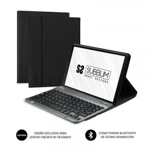 Funda con Teclado Español Bluetooth...