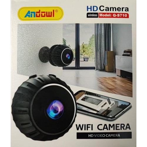 Cámara Andowl HD Mini 1080P 360° WiFi...