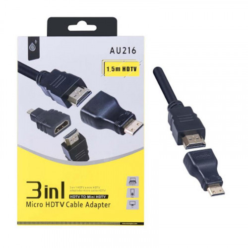 Cable One Plus HDMI 3 en 1...
