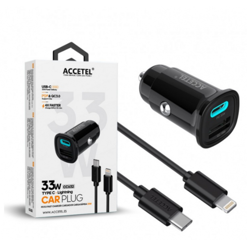 Cargador Coche Accetel Carga Rápida...