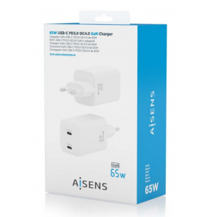 Cargador AISENS GaN 65W con...