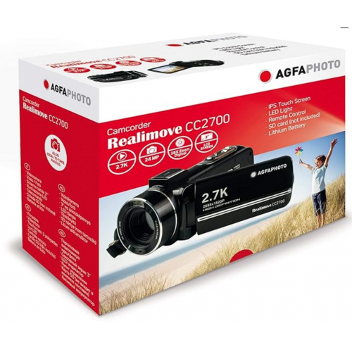 Cámara AGFA CC2700 Videocámara 2.7K...