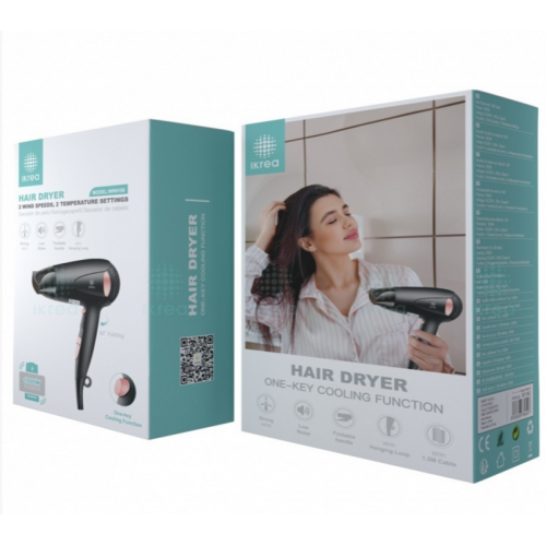 Secador de Pelo Ikrea Plegable 2...