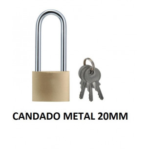 Candado Metal 20mm con Tres...