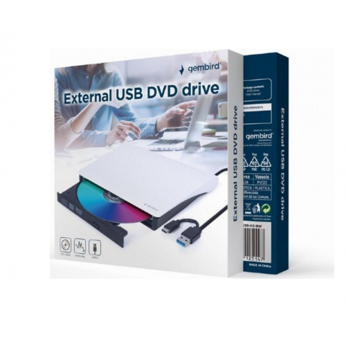 Regrabador Externo Gembird USB 3.1...