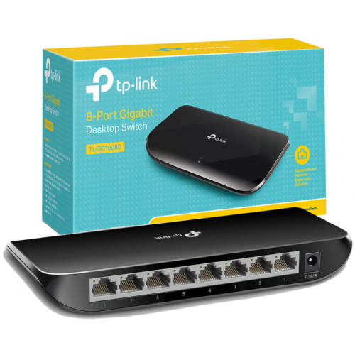 Switch de Red Gigabit TP-Link con 8...