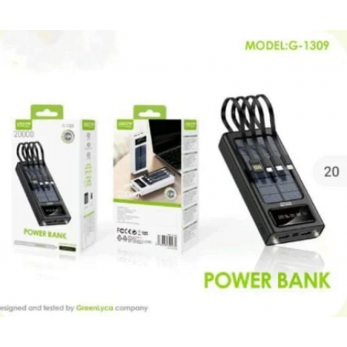 Power Bank Green Lyca Carga Solar...