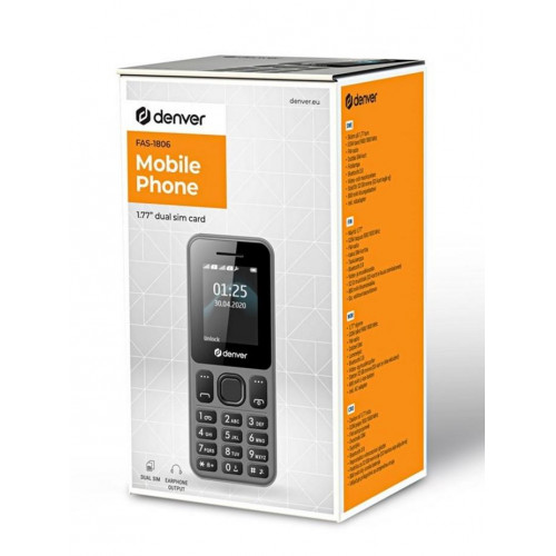 Móvil Denver FAS-1806 1.77"/Dual SIM...