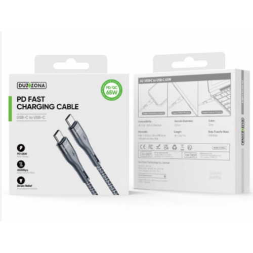 Cable de Carga Duzzona USB-C a USB-C...