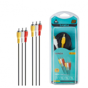 Cable de Audio SANDA 3RCA...