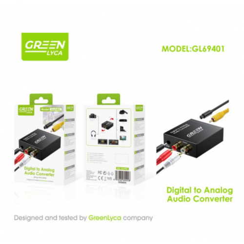 Adaptador Convertidor de Audio...