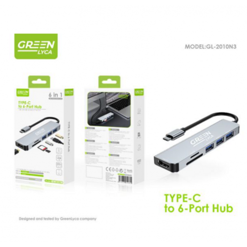 Hub Multifuncional Greenlyca Tipo-C...