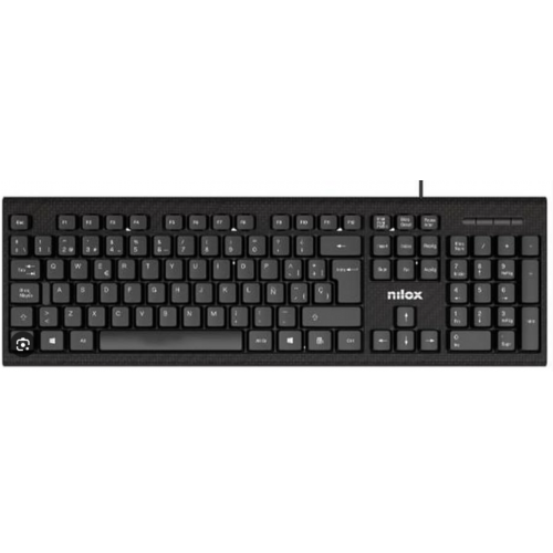 Teclado con Cable Nilox USB Negro