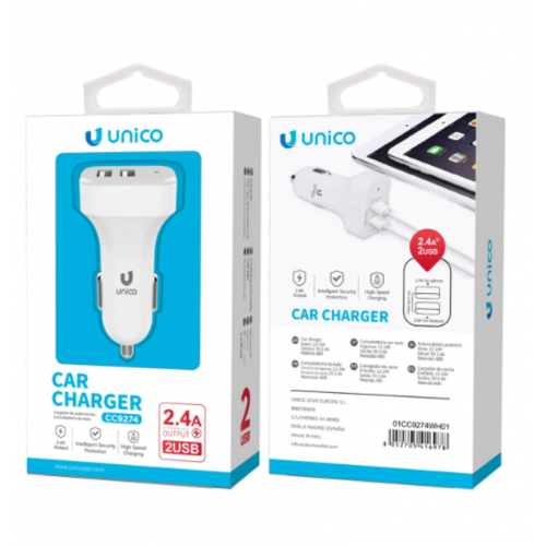 Cargador de Coche Unico Type-C Kit de...