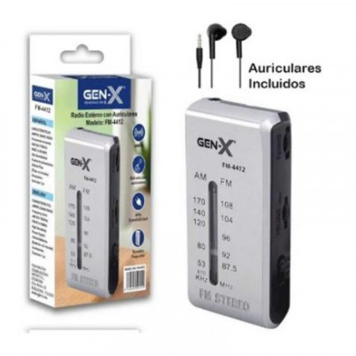 Transistor Portátil AM/FM Analógica...