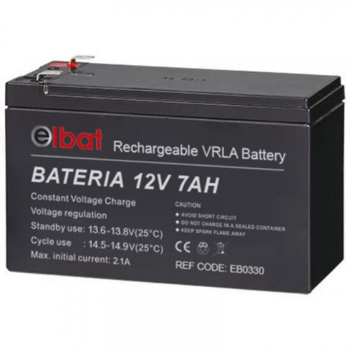 Batería de Plomo Elbat 12V 7Ah VRLA AGM