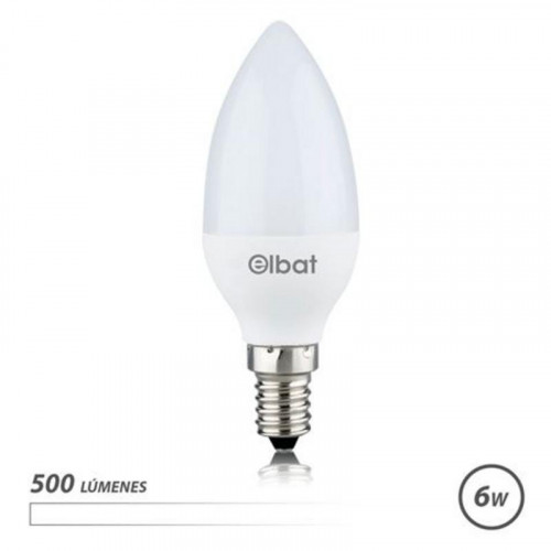 Bombilla LED Elbat C37, 6W, 500...