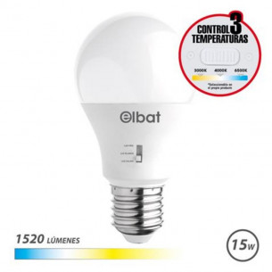 Bombilla LED A60 Elbat 15W,...