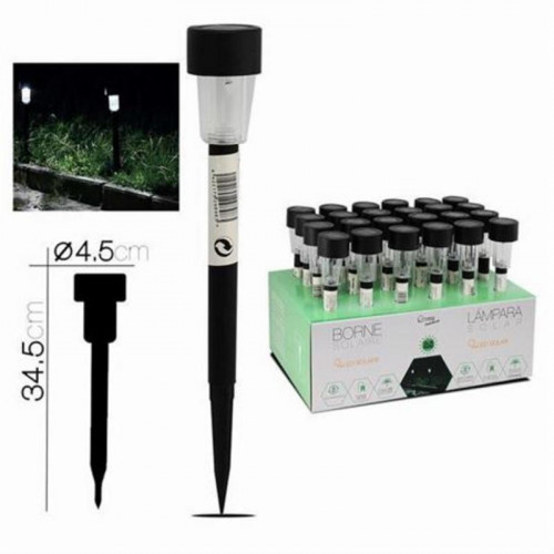 Estaca Solar LED Negra de 34 cm para...
