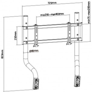Soporte de Televisor Cromad... 2