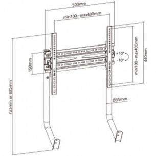 Soporte de Televisor Cromad... 2