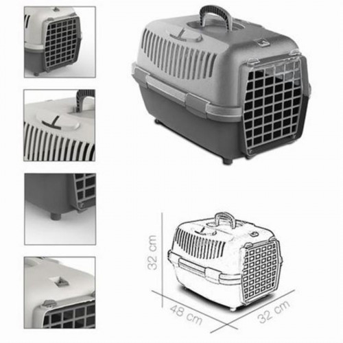 Transportín de Plástico para Mascotas...