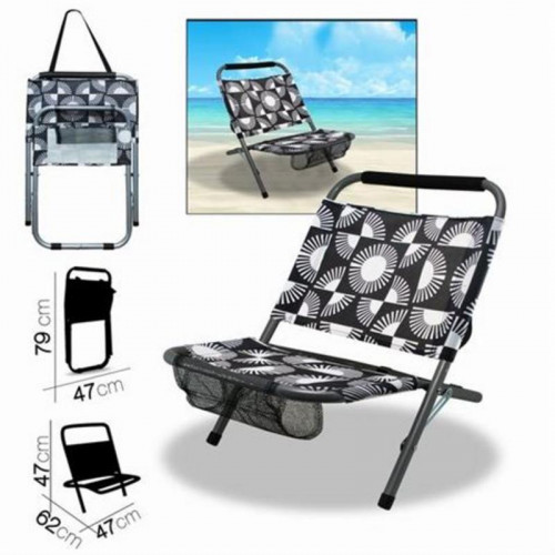 Silla de Playa Plegable Geométrica...
